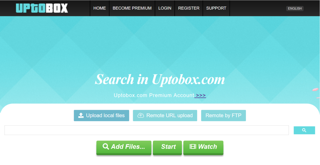 Site d'hébergement de fichiers Uptobox